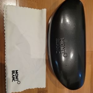 Montblanc glasses case with cloth